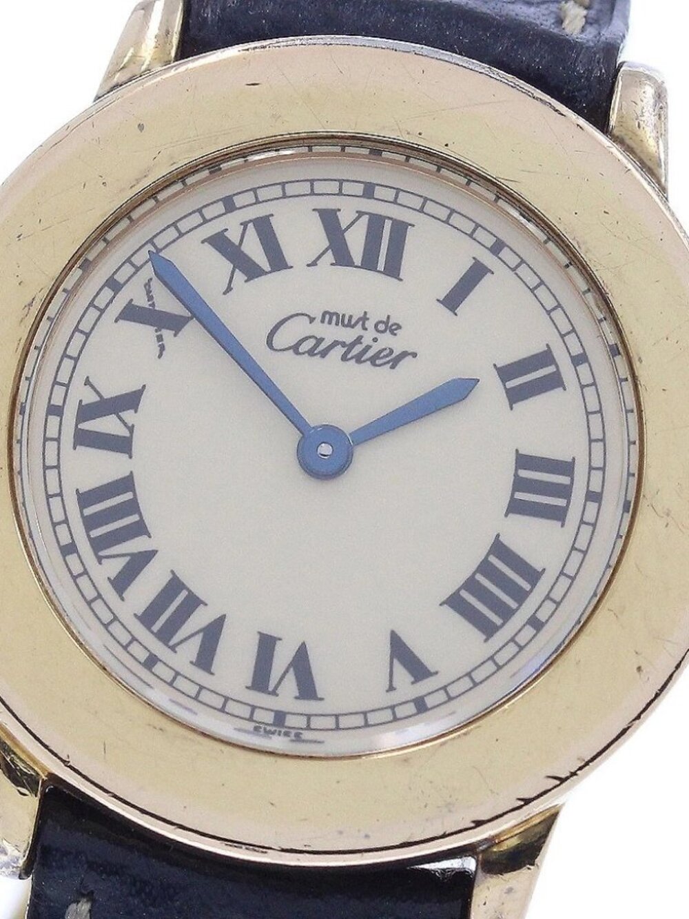 CARTIER Must Rondo SM W1008743 beige Dial Quartz Ladies Watch_968377